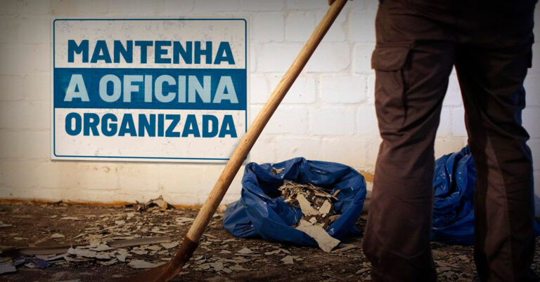Excelência em lubrificação e controle de contaminação exigem um ambiente de oficina limpo e organizado